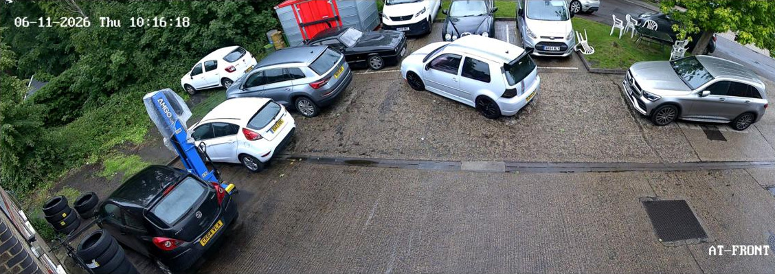 CCTV camera view in full colour