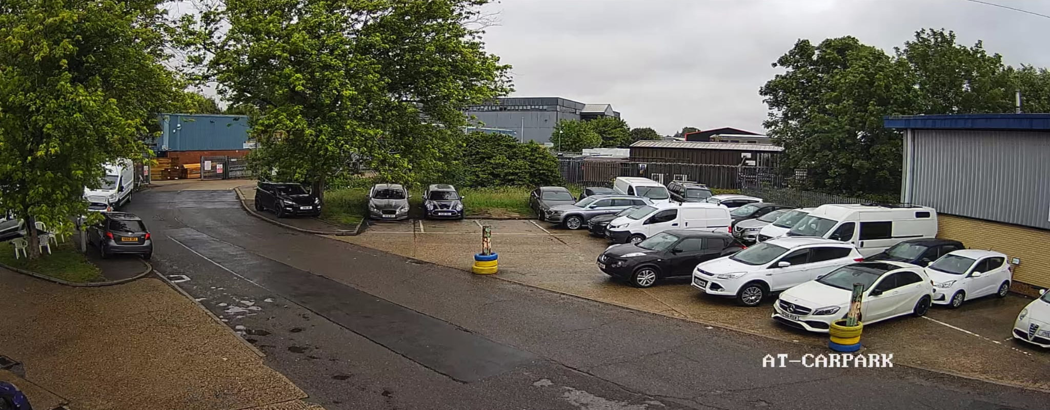CCTV camera view at 1x zoom